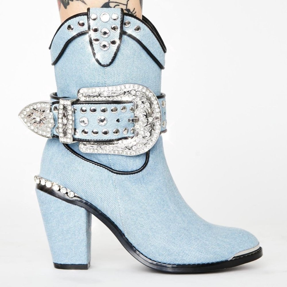 Club Exx Rhinestone Women's Cowboy Boots